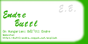 endre buttl business card